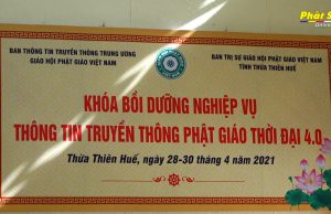 TT.Huế: Khai mạc Khóa bồi dưỡng nghiệp vụ Thông tin Truyền thông Phật giáo thời đại 4.0