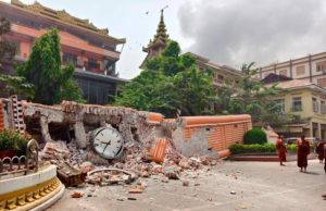 Giáo hội Phật giáo Việt Nam kêu gọi ủng hộ nạn nhân động đất tại Myanmar và Thái Lan Tu viện Masoyein ở Mandalay bị hư hại sau động đất. (Ảnh: Facebook)