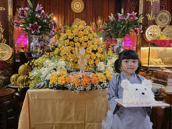 Ninh Bình: Nghi lễ tắm Phật - Kính mừng đại lễ Phật đản Vesak 2025 tại chùa Quang Sơn - TP Tam Điệp